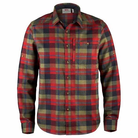 Fjallraven Fjällglim Shirts Red Singapore For Men (SG-783820)